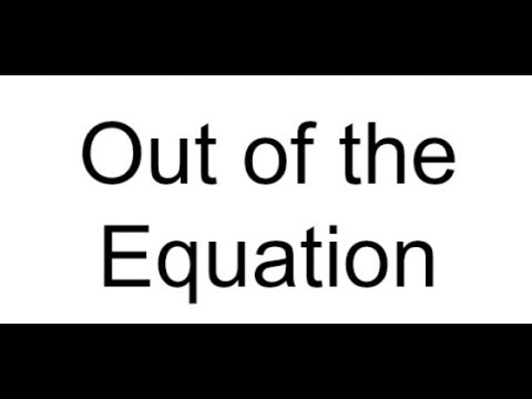 Remove yourself from the equation