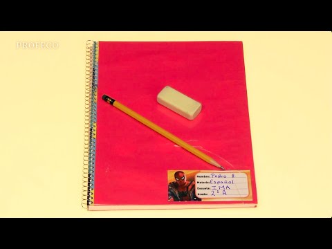 Cómo forrar cuadernos con plástico | Hazlo tú mismo | Profeco
