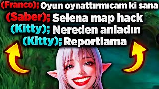EVET MAP HACK SANDILAR...  BİNDEN FAZLA KEZ REPORT YİYEN SELENA!