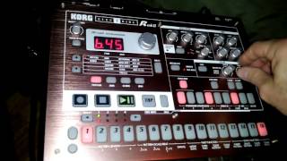 Video thumbnail for Korg Electribe ER1 MKII test run by Stephen Cain