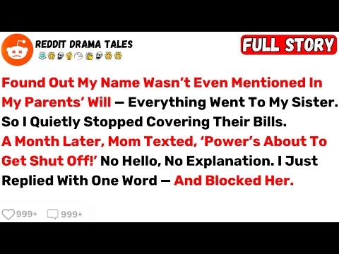 Found Out My Name Wasn’t Even Mentioned In My Parents’ Will — Everything... - Best Reddit Stories