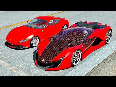 Ferrari Impronta vs Ferrari Roma at Top Gear Track