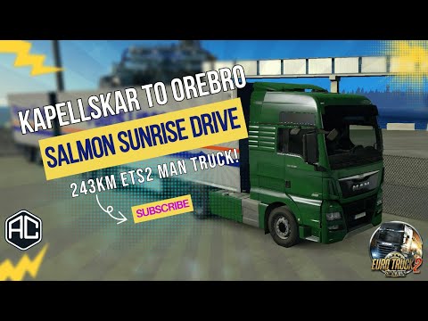 Early Morning Haul: 243km Kapellskär to Örebro | ETS2 MAN Truck Gameplay #eurotrucksimulator2 #ets2