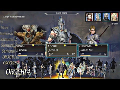 WARRIORS OROCHI 4 ULTIMATE - ALL CHARACTERS