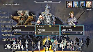 WARRIORS OROCHI 4 ULTIMATE - ALL CHARACTERS