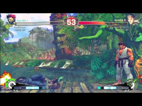 SSF4 Rank Match  AirGen2009825 (RY)  vs  iim83man (GO) (5/8)