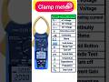 Digital Clamp Meter Symbol And Function Clamp Meter All Parts Clamp Meter How To Use Meter Hindi