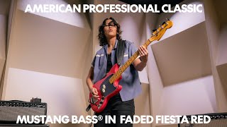 Camilla Charlesworth Dials In Dynamic Bass Tones with the American Pro Classic Mustang Bass | Fender