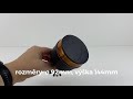 LED maják 12/24V - oranžový 30x0,7W LED / ECE R65 R10 na držiak (ø92 x 144 mm) - Video Youtube