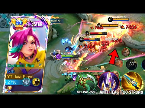 IXIA NEW META 100% BEST BUILD IN RANKED GAME (Must try!🔥) IXIA BUILD AND EMBLEM 2026 - MLBB