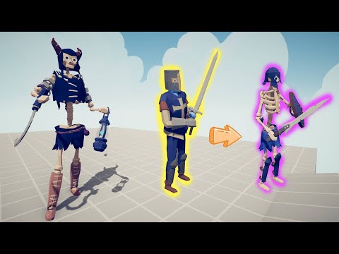 NECROMANCER Turns EVERYONE into a SKELETON | Totally Accurate Battle Simulator TABS