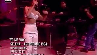 Selena Quintanilla: Yo me Voy live 1994