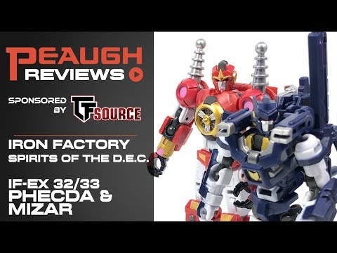 Video Review: Iron Factory IF-EX32/33 Spirits of the D.E.C. PHECDA & MIZAR