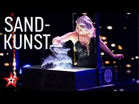 Überall Sand! Faszinierende Sand-Kunst mit Kelly | Das Supertalent vom 05.12.2020