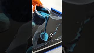 Epic Epoxy Transformation: Blue &amp; Black Countertops 🔥