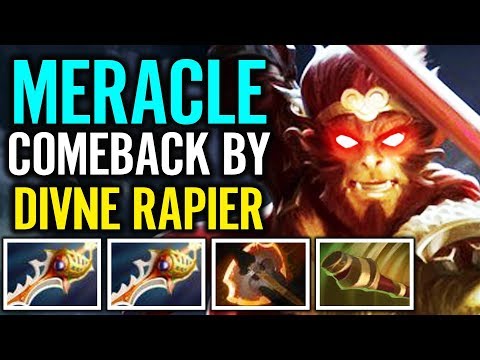 Meracle COMEBACK 2X RAPIER X FURY God Mode Enter Monkey King Dota 2