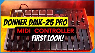 Video thumbnail for Donner DMK 25 PRO MIDI Controller - First Look by Alan Hamilton Audio
