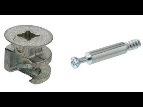 DIY Minifix installation (furniture cam lock and nut)