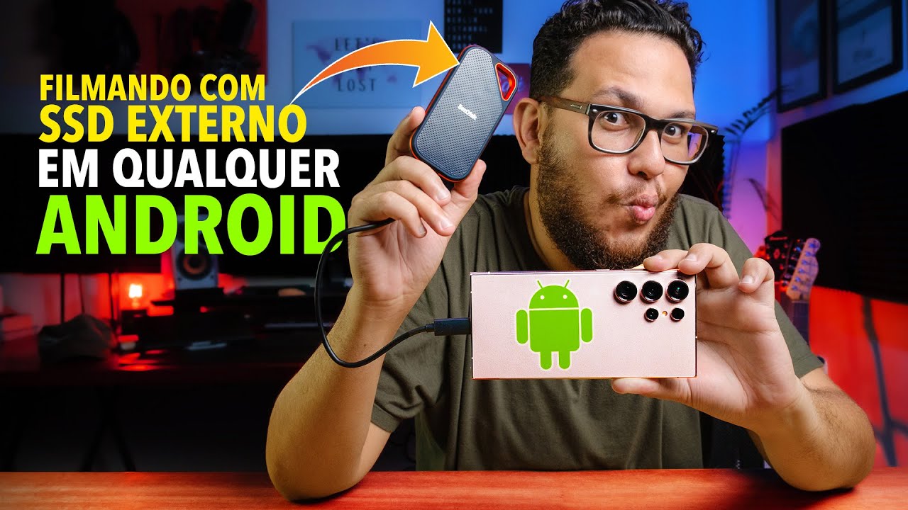 🔥 Filmando com SSD EXTERNO em QUALQUER ANDROID
