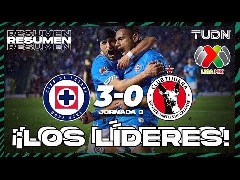 Cruz Azul 3-0 Tijuana 