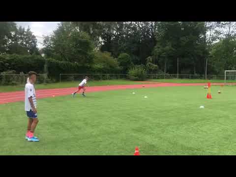 Individual Training with Young Football Player/Individuelles Training mit Jungen Fußballspielern/219