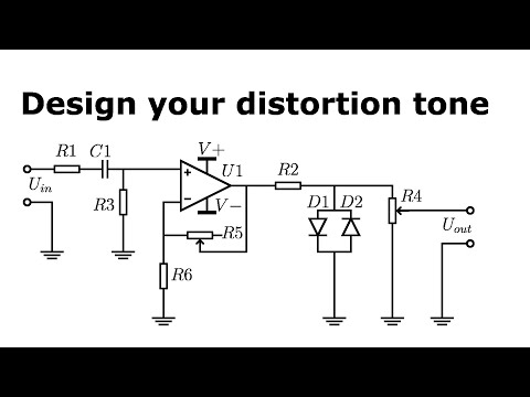 Designing Your Overdrive/Distortion Pedal: Part 1 - The Simplest Schematic.