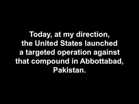 Obama Speech-2011.05.02(Announcing the Death of Osama Bin Laden)-10 min repetition-24th sentence