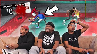 Gang Violence At The Park! Bloods vs Crips & It Gets UGLY! (NBA 2K21 Park)