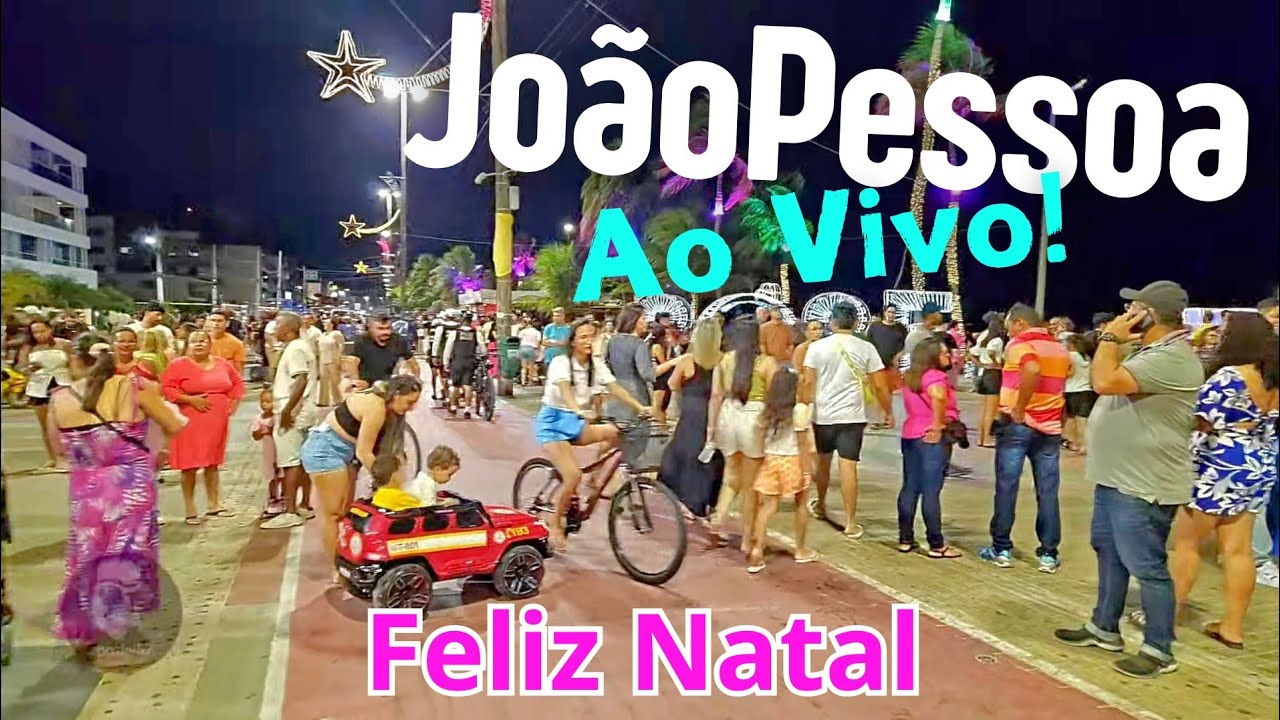 Noite de Natal na Praia - João Pessoa Ao Vivo! - Brasil