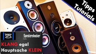 Guter Klang egal! Design wichtiger? Lautsprecher / große HiFi Anlage Tot und müssen unauffällig sein