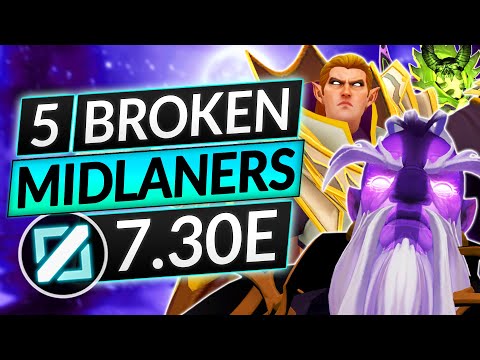 5 NEW BEST MIDLANERS of Patch 7.30E (UPDATED) - Position 2 Tips - Dota 2 Guide