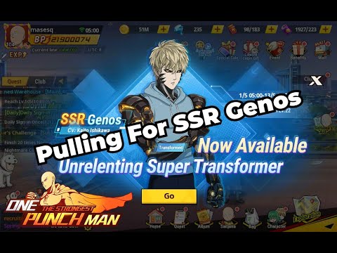 180 Pulls How Many Genos? One Punch Man The Strongest