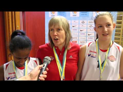 Uppsala Baskets Damer U17 efter SM-guldet!