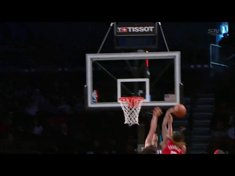 Raptors Highlights: Carroll Denies Harris - February 5, 2017