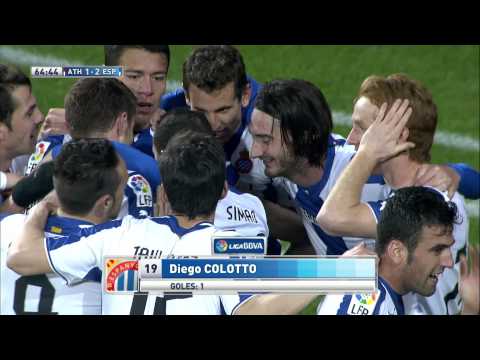 Gol de Colotto (1-2) en el Athletic Club - RCD Espanyol - HD