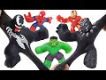 Marvel Heroes Of Goo Jit Zu Black Panther Hulk VS Venom Squishy And Stretch Hero DuDuPopTOY