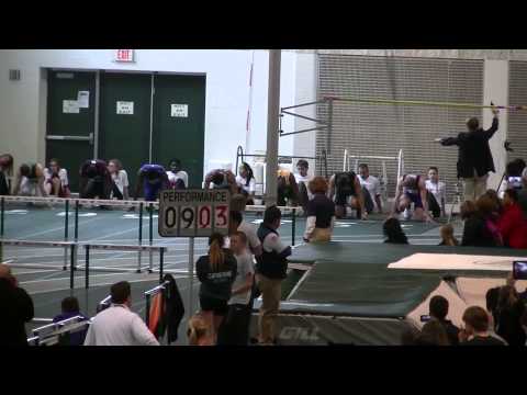3A Boys 60m Hurdle Prelims Heat 2 - Illinois Top Times 2014