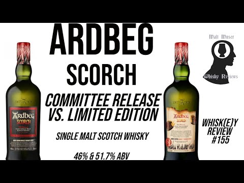 Ardbeg Scorch Committee Release Vs. Limited Edition - Whisk(e)y Review 155