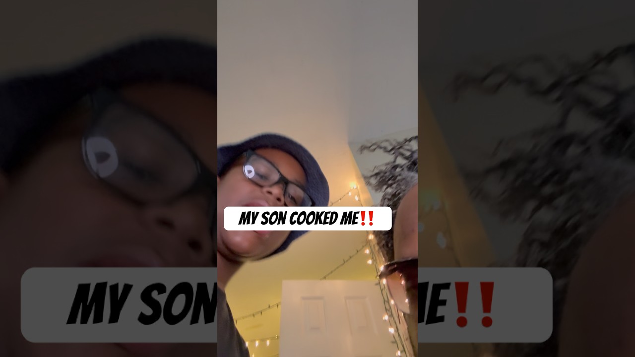 Roasted by my son 🤣‼️