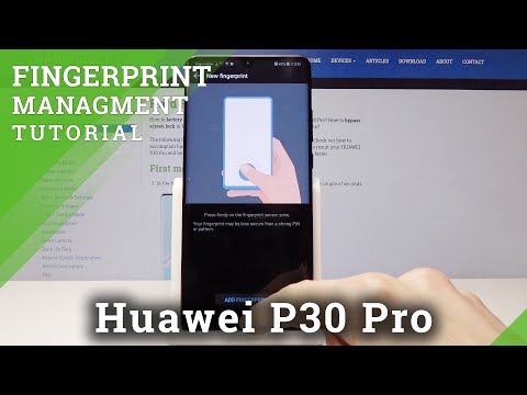 How to Add a Fingerprint in HUAWEI P30 Pro - Screen Protection