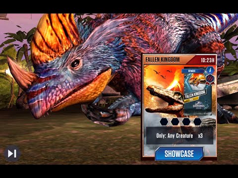 CERAZINOSAURUS BATTLE FALLEN KINGDOM II Jurassic World The Game II Dinosaurs Game