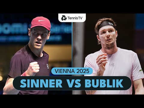Jannik Sinner vs Alexander Bublik Quarter-Final Highlights | Vienna 2025