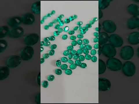 Lab grown emeralds