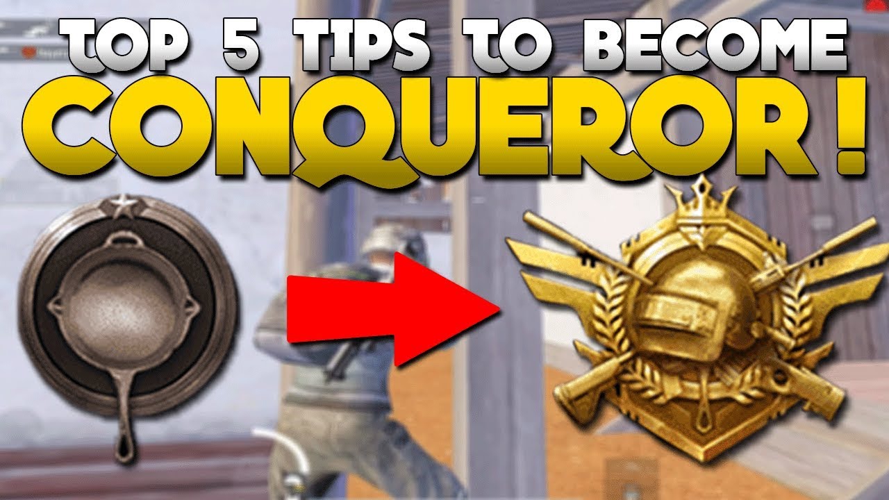 TOP 5 TIPS THAT MADE ME CONQUEROR | Pubg Mobile