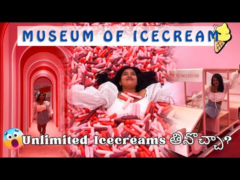 Singapore's Most 📸 Instagrammable & Fun Museum | Museum of Ice cream 🍦 | Telugu 📣 | With Subtitles