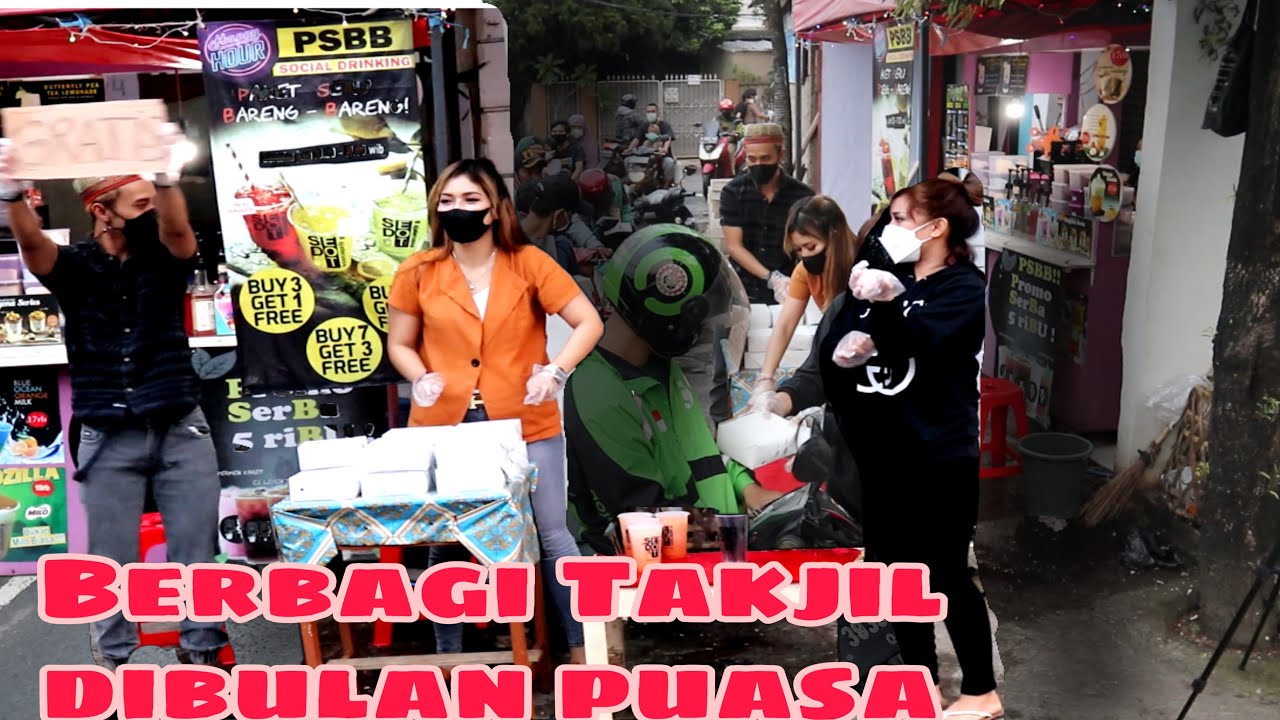 BERBAGI TAKJIL DI BULAN PUASA!!BERBAGI ITU INDAH ❤️