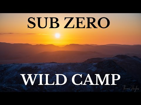 Sub Zero wild camping UK - Scafell Pike