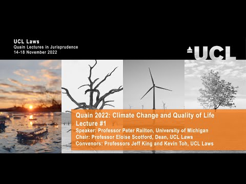 Quain 2022: Climate Change and Quality of Life Lecture #1