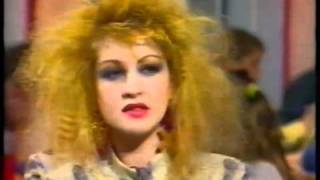Cyndi Lauper interview UK TV &#39;87