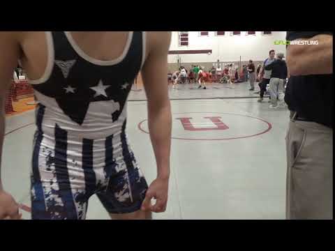 USAWNJ - Freestyle-Greco States/Cadet Men - FS 152 3rd Place - Anthony DeRosa (Fort) Vs. Amanda Pa
